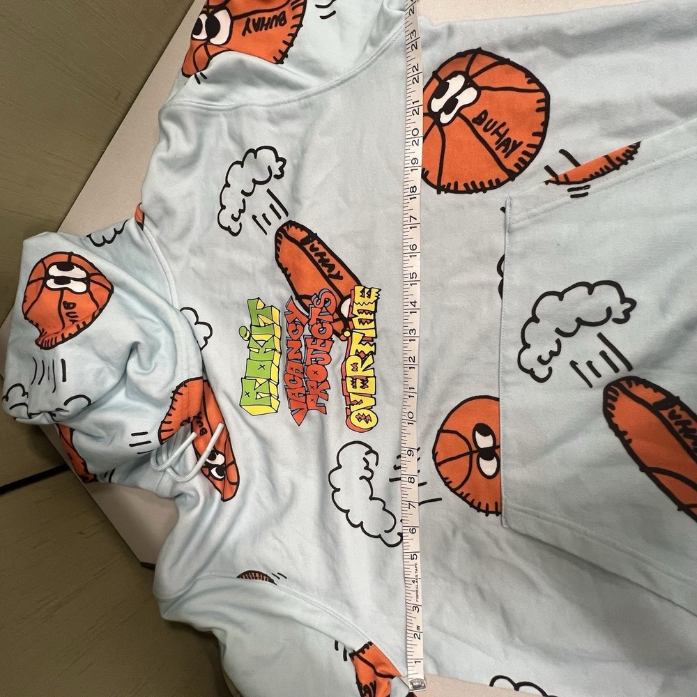 Rokit Overtime Split Vacancy Projects Hoodie Pullover Size Large Unisex - Picture 9 of 11
